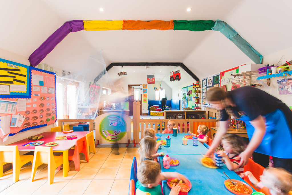 Nursery school classroom for our under three year olds